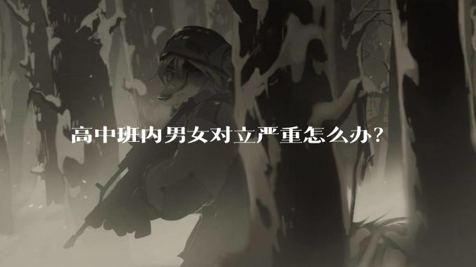 高中班内男女对立严重怎么办？